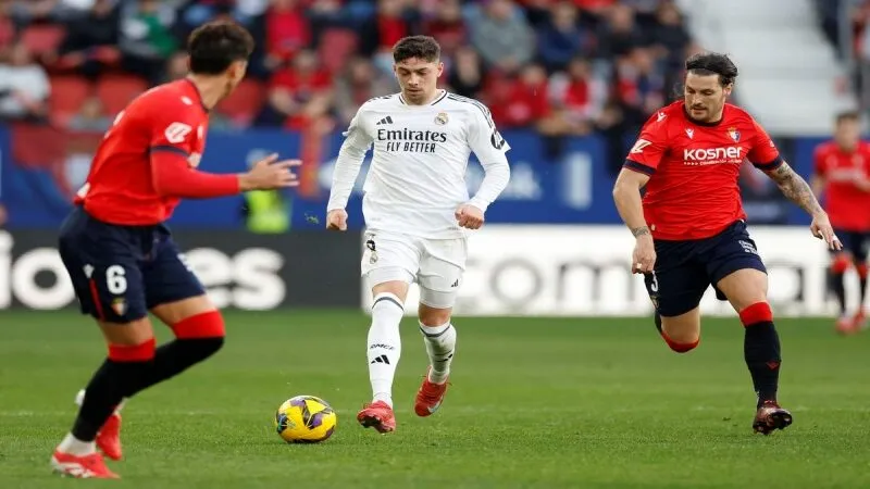 Số liệu thống kê về Real Madrid gặp Osasuna